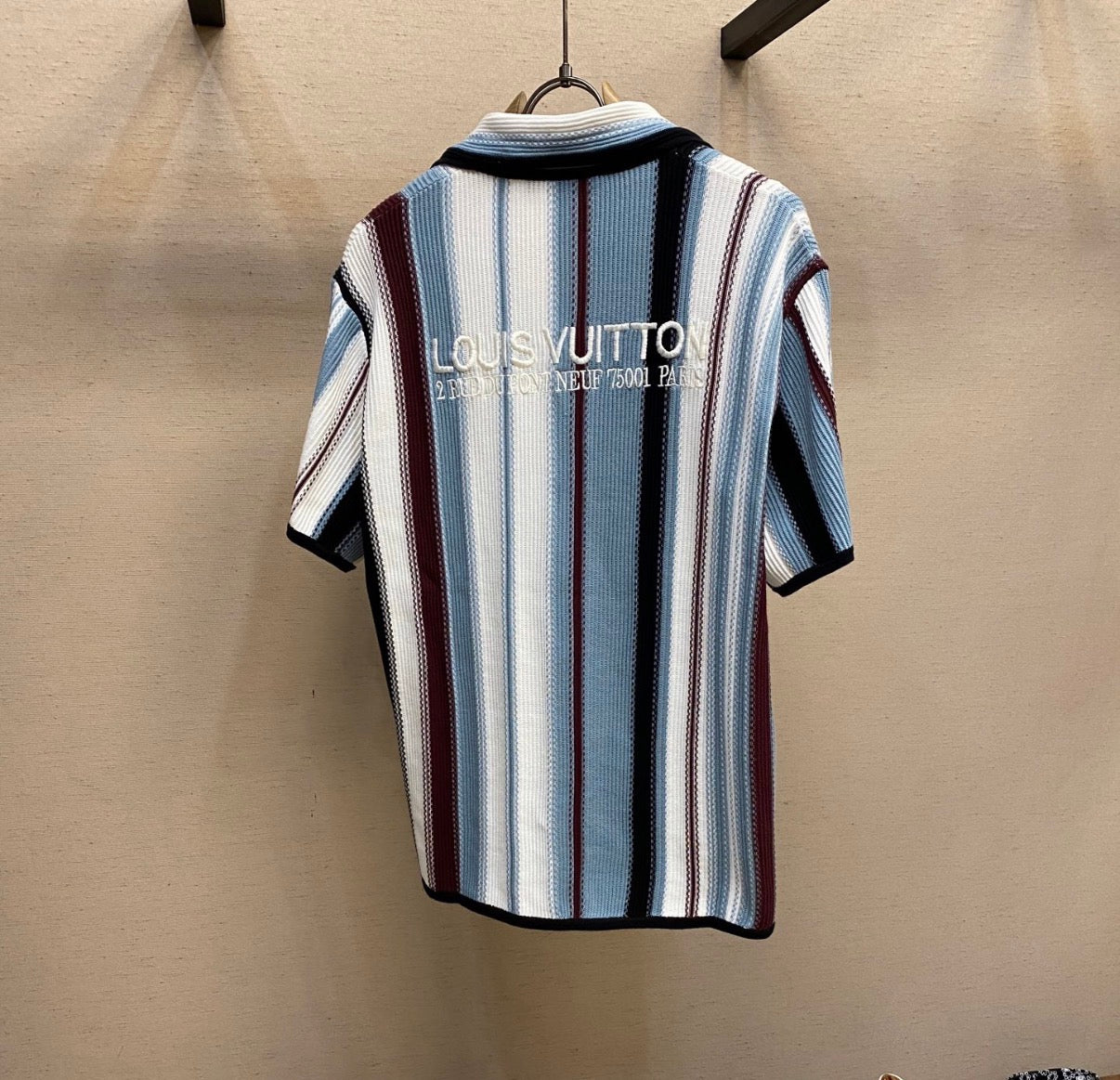 Azure Tonal Wool Shirt