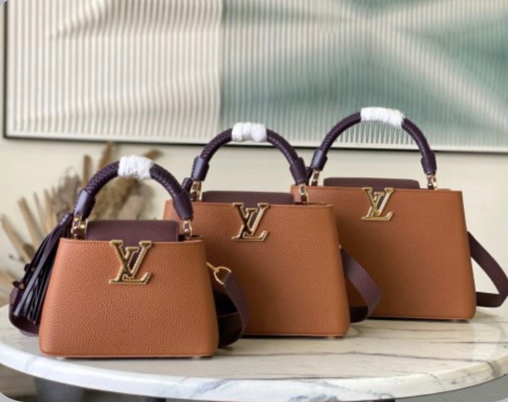 Brown Handle Handbag