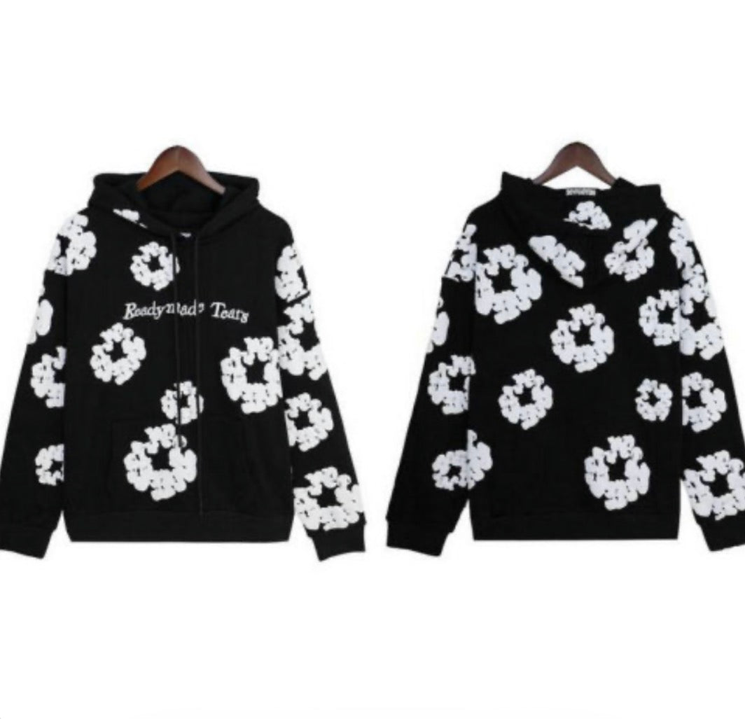 Cotton Print Hoodie